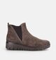 Gabor Comfort Bottines Chelsea en Brun fonc&eacute; pour femmes (380054)
