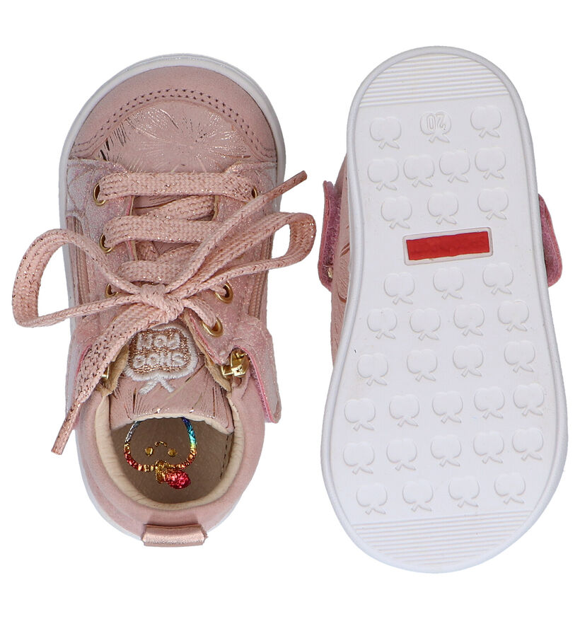 Shoo Pom Bouba Bi Zip Roze Bottines in leer (304743)