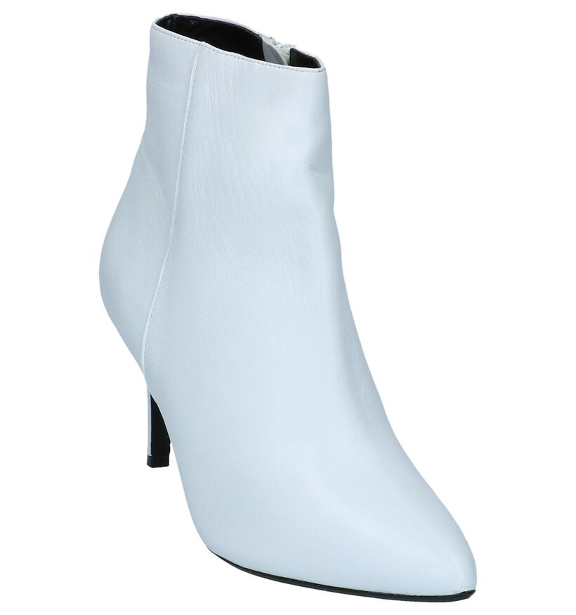 Dune Bottillons en Blanc en cuir (223103)