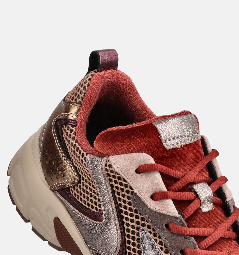 Gabor Comfort Taupe Sneaker voor dames (376973) - geschikt voor steunzolen