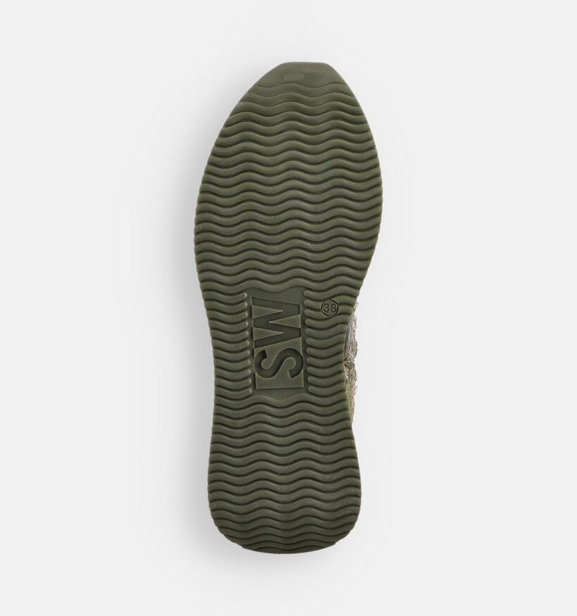 Softwaves Baskets habillées en Vert kaki pour femmes (364904) - pour semelles orthopédiques