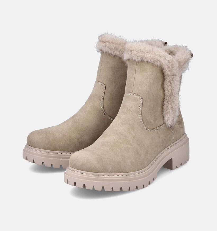 Rieker Bottines Chelsea en Beige pour femmes (347429)