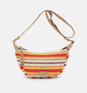 Emily & Noah Crossbody tassen Beige/Roze/Rood