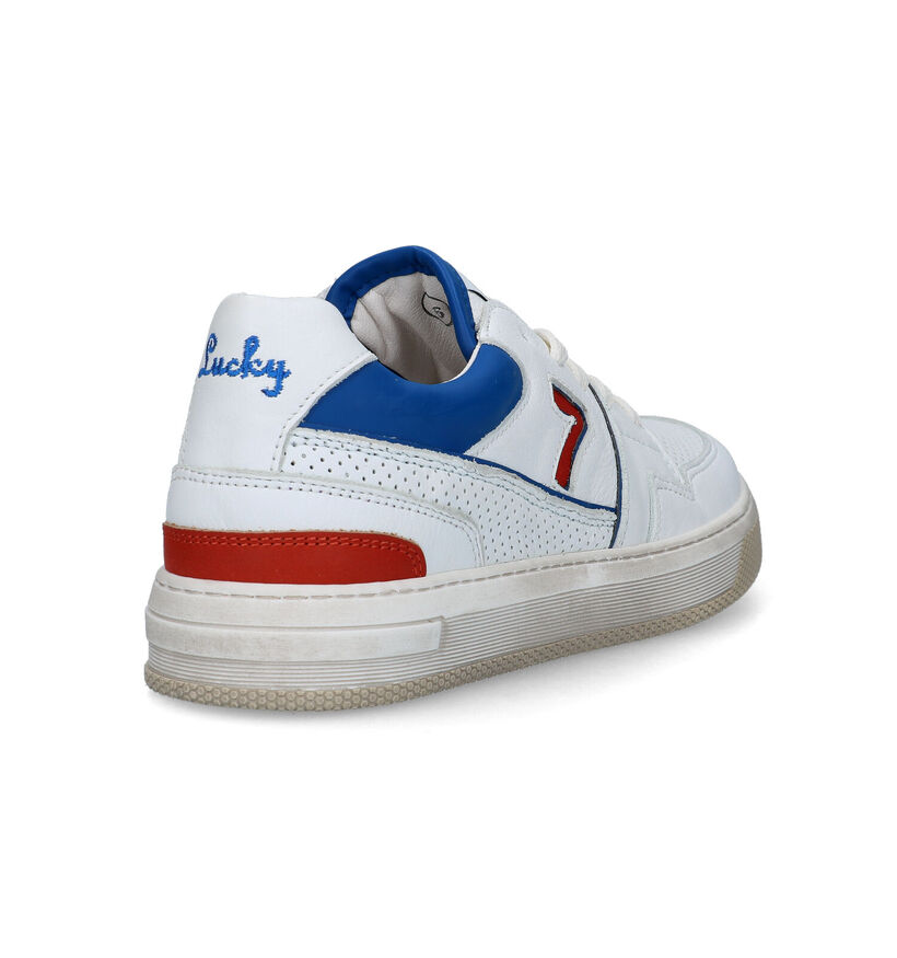 Kipling Hawkins Witte Veterschoenen in leer (323987)