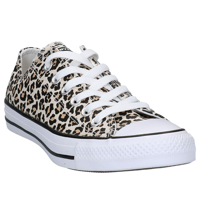 Converse Chuck Taylor AS Baskets en Beige en textile (266475)