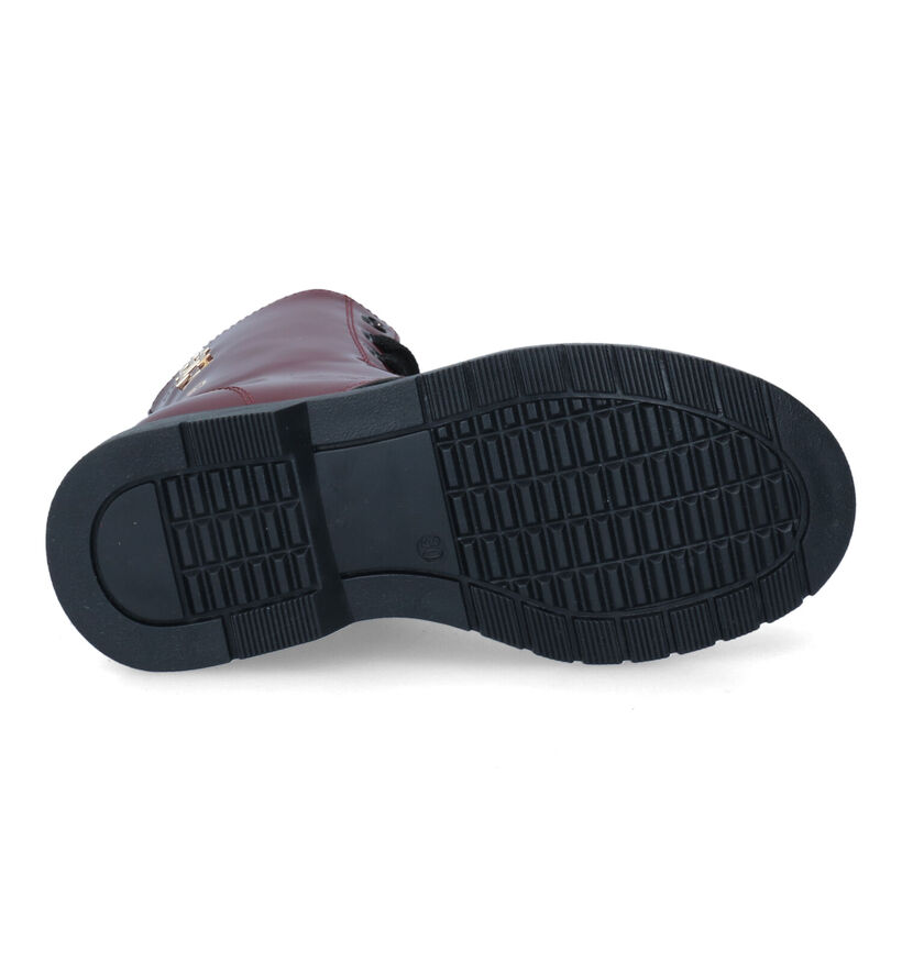 Tommy Hilfiger Bottines robustes en Bleu foncé en simili cuir (312052)