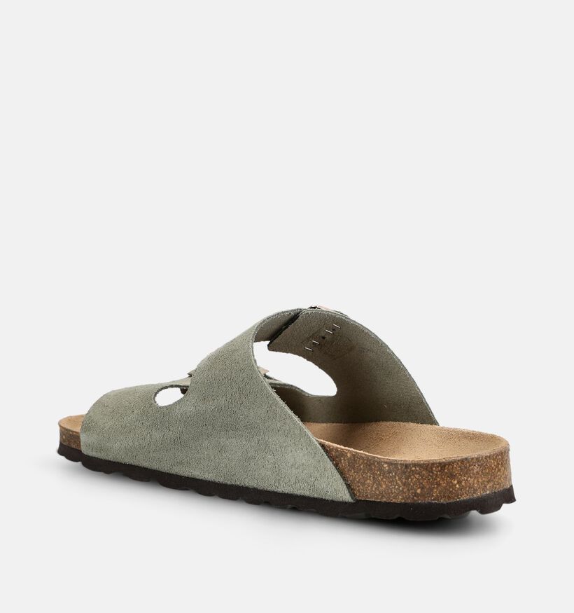 Laurent David Kakigroene Slippers voor dames (373784)