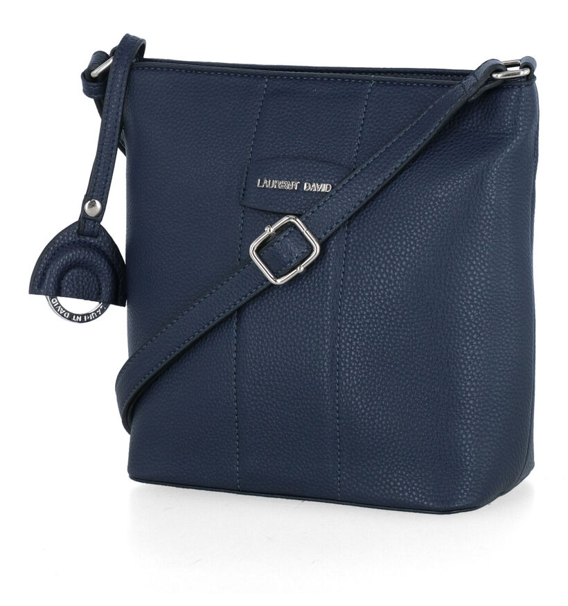 Laurent David Maura Blauwe Crossbody Tas in kunstleer (302364)