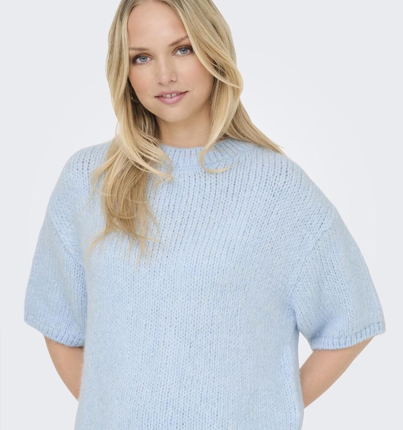JDY Linea Lichtblauwe Trui met Halflange Mouwen voor dames (367888)