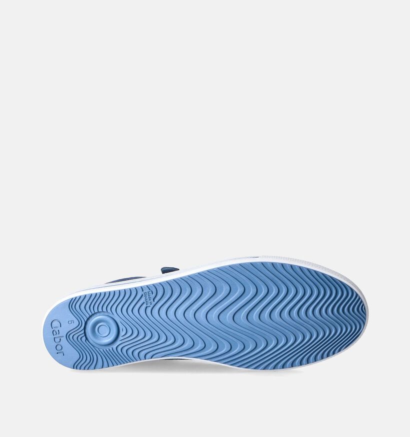 Gabor OptiFit Blauwe Veterschoenen voor dames (352046) - geschikt voor steunzolen