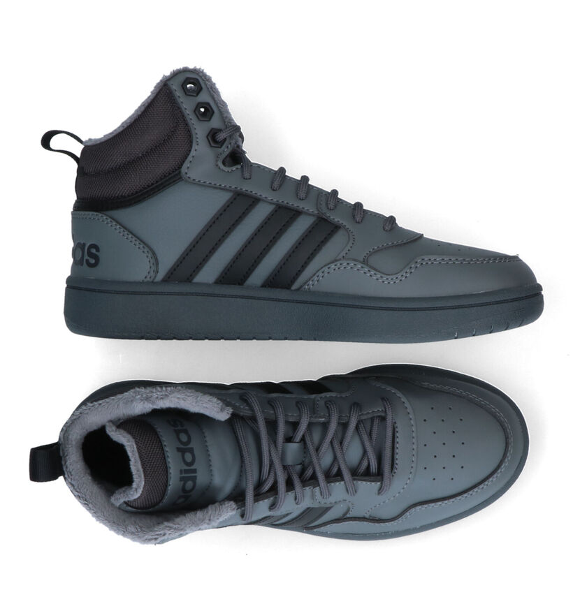 adidas Hoops 3.0 Mid Witte Sneakers voor dames (329412) - geschikt voor steunzolen