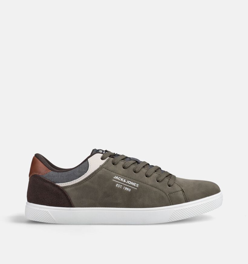 Jack & Jones Jordan Chaussures &agrave; lacets en Vert kaki pour hommes (369673) - pour semelles orthop&eacute;diques