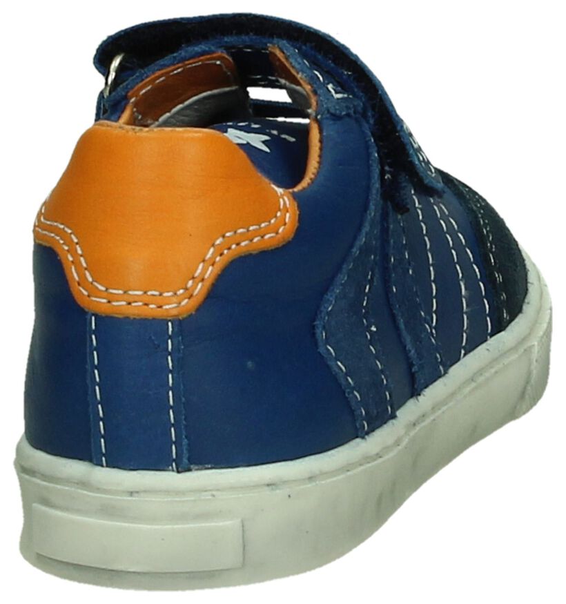 Little David Blauwe Schoen Velcro/Elastiek, , pdp