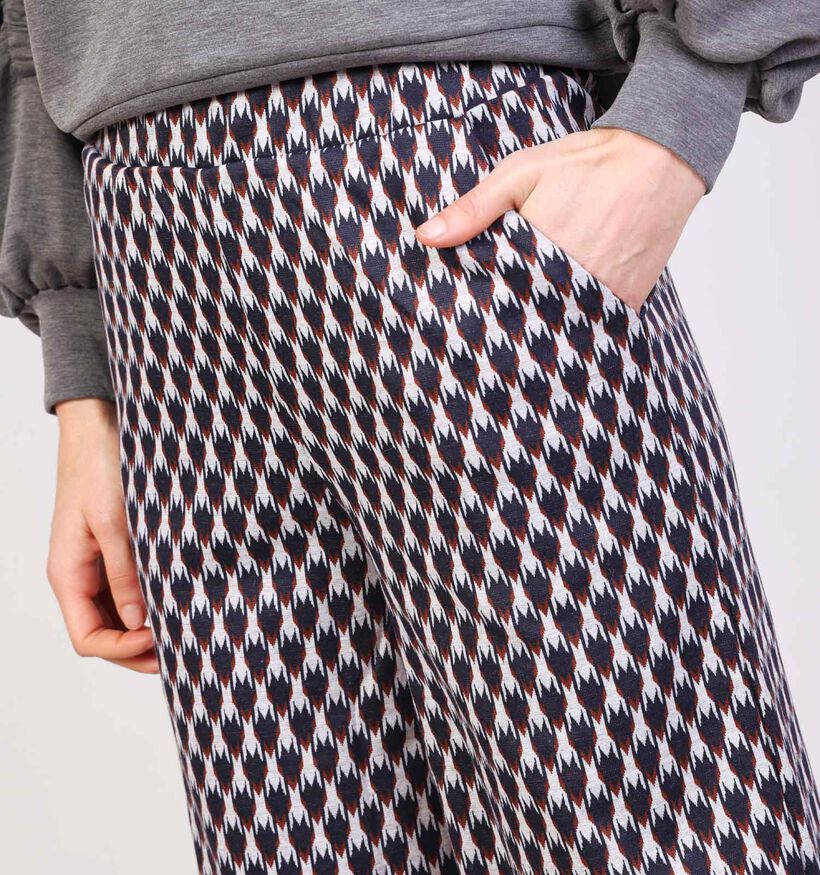 Vila Jacquard Zwarte Broek Vila Jacquard Zwarte Broek voor dames (366144)