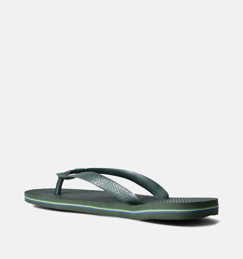 Havaianas Brasil Logo Kaki Teenslippers voor heren (357798)