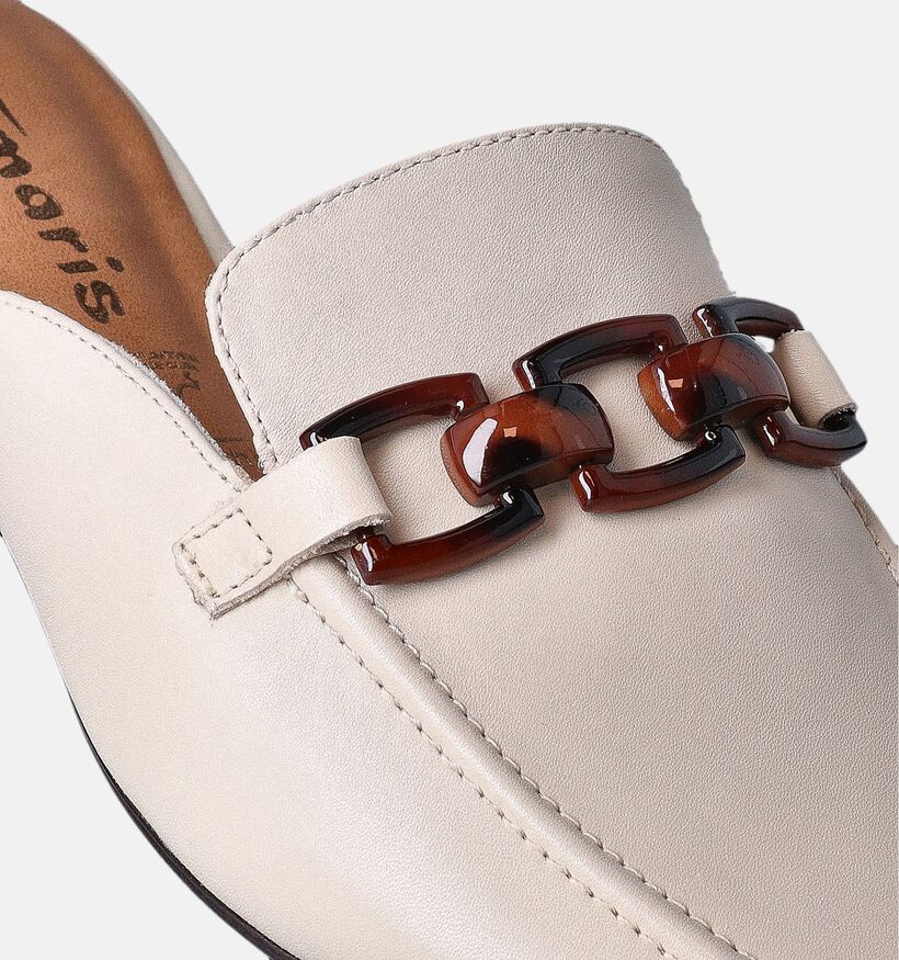 Tamaris Nu-pieds plates en Beige pour femmes (356925)
