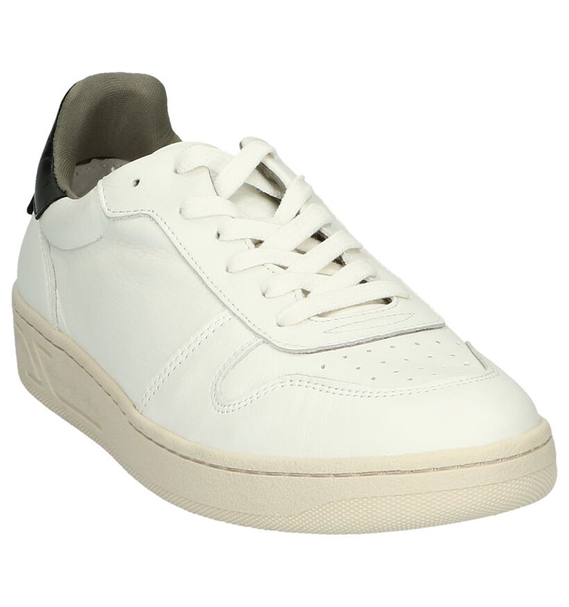 Borgo Sport Chaussures à lacets en Blanc en cuir (238994)