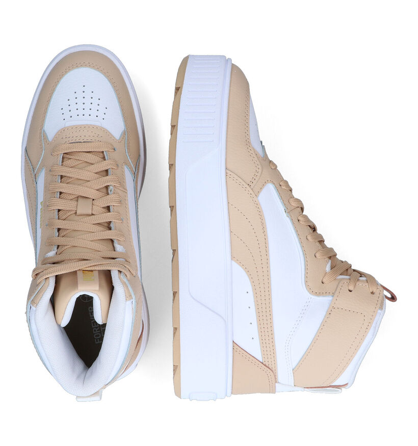 Puma Karmen Rebelle Mid Witte Hoge Sneakers voor dames (318649)