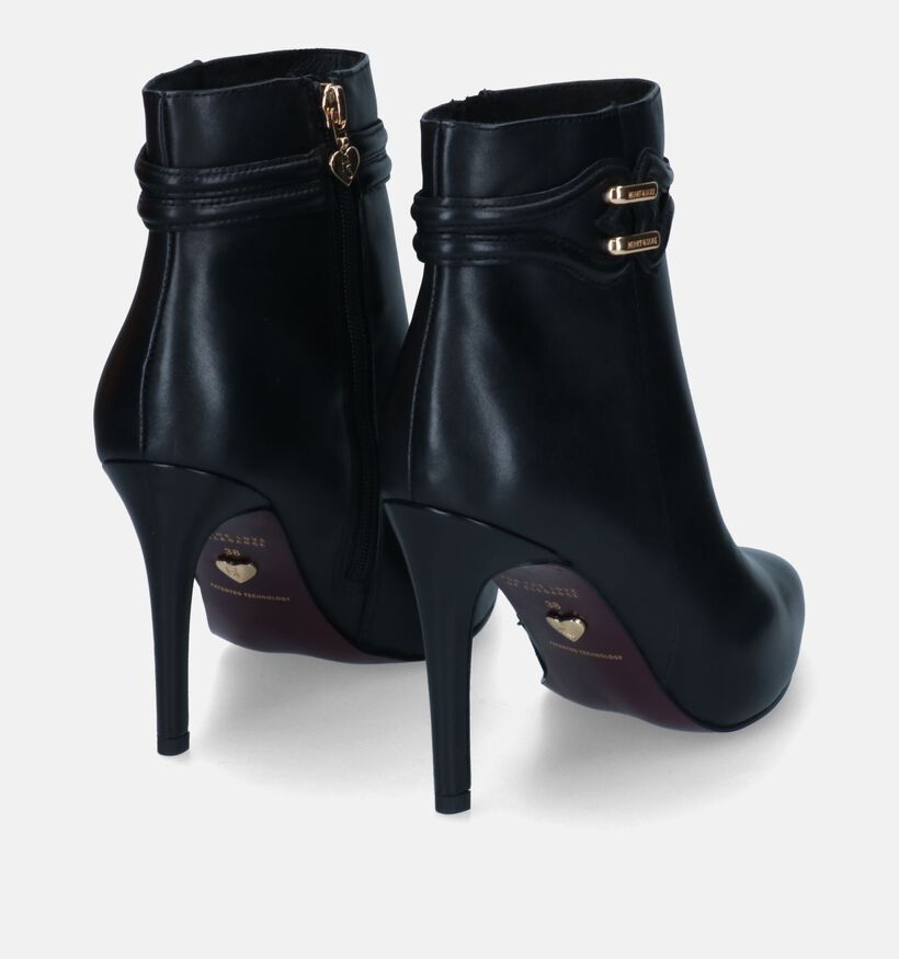 Heart & Sole Bottines à talons en Noir pour femmes (315445)