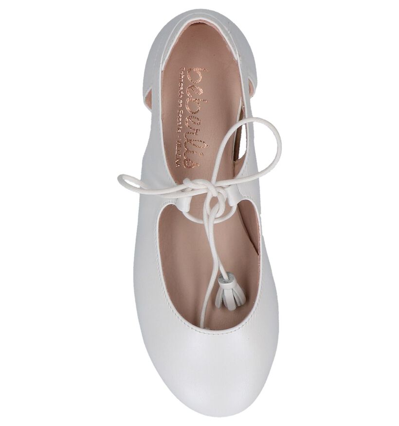 Beberlis Ballerines en Blanc en cuir (215985)