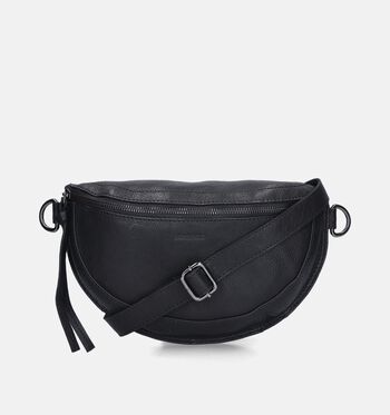 Euro-Leather Sacs porté croisé Noir/Cognac