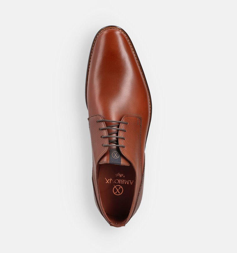 Ambiorix Gabriello Cognac Geklede Veterschoenen voor heren (372867)