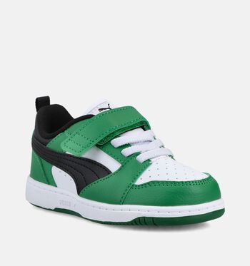 Puma Low Baskets Blanc/Bleu/Vert