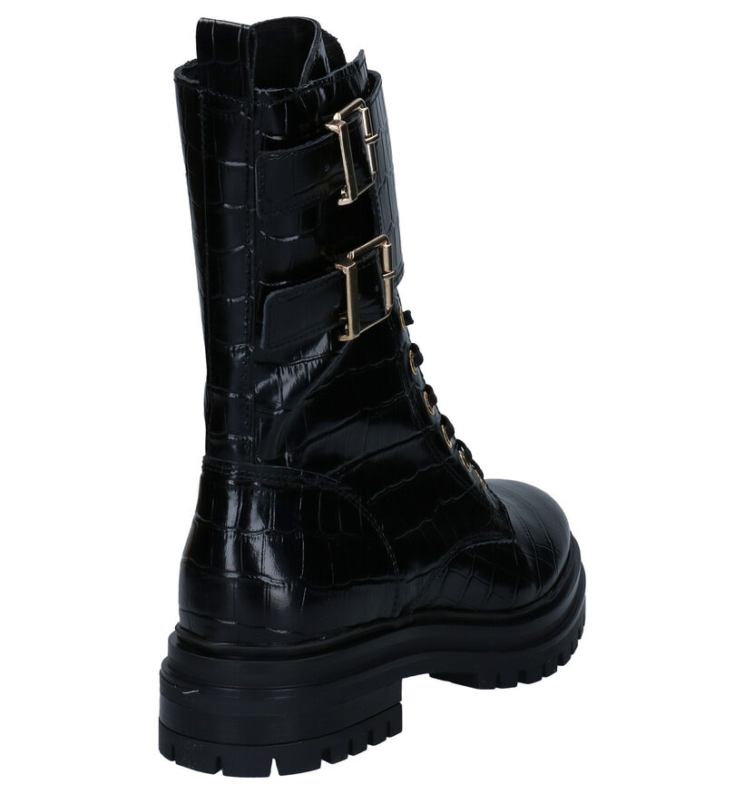 Scapa Zwarte Boots voor dames (281229) - geschikt voor steunzolen