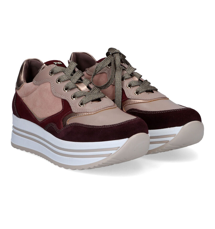 NeroGiardini Bordeaux Sneakers voor dames (314535) - geschikt voor steunzolen