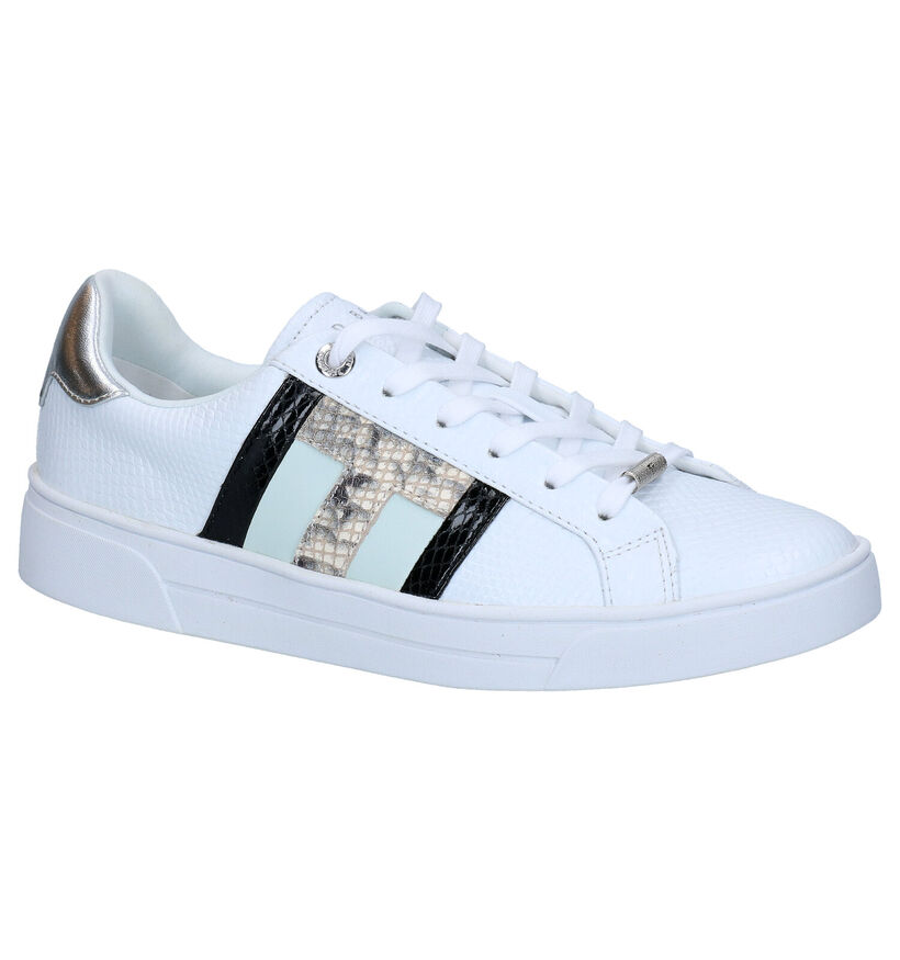 Ted Baker Tennid Witte Veterschoenen in leer (269995)