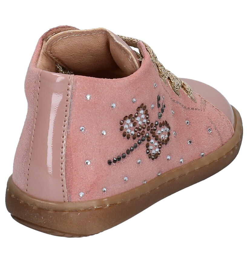 Lunella Chaussures pour Bébé en Rose en cuir (277762)