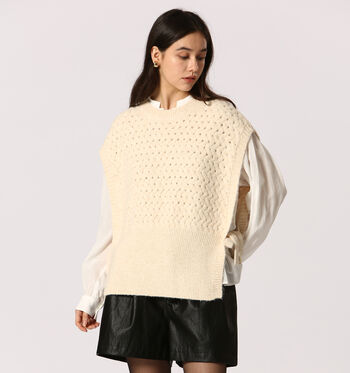 Gilet beige The Korner Vestes Beige