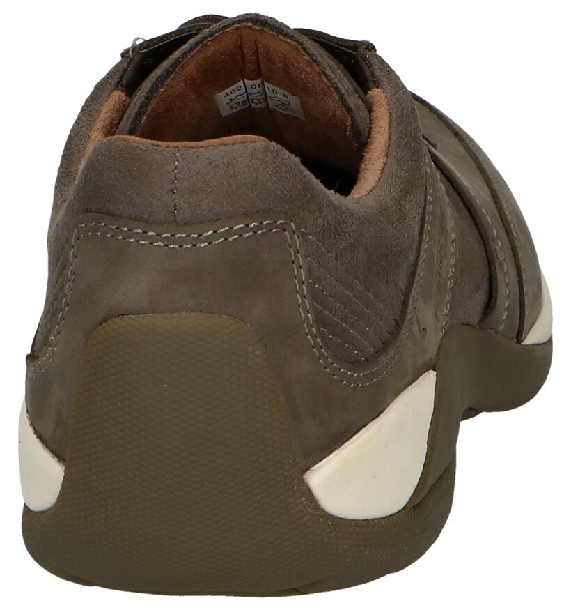 Taupe Casual Veterschoenen Camel Active Moonlight in daim (246641)