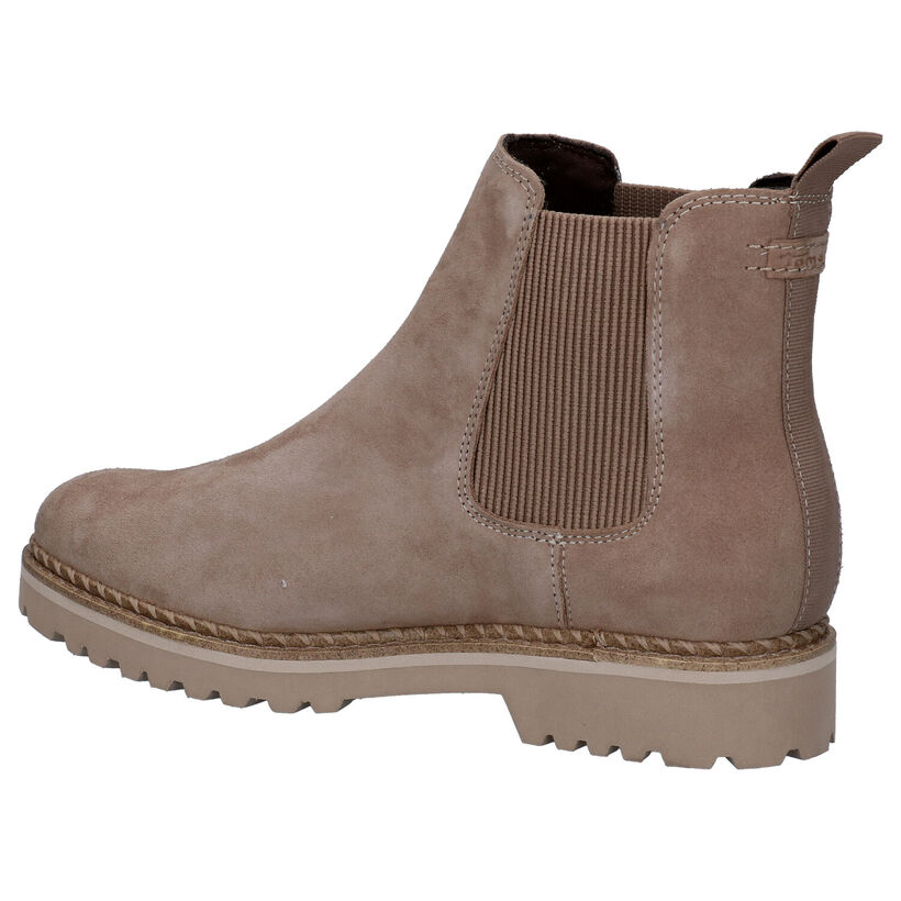 Tamaris Touch It Chelsea Bottines en Beige en daim (297164)