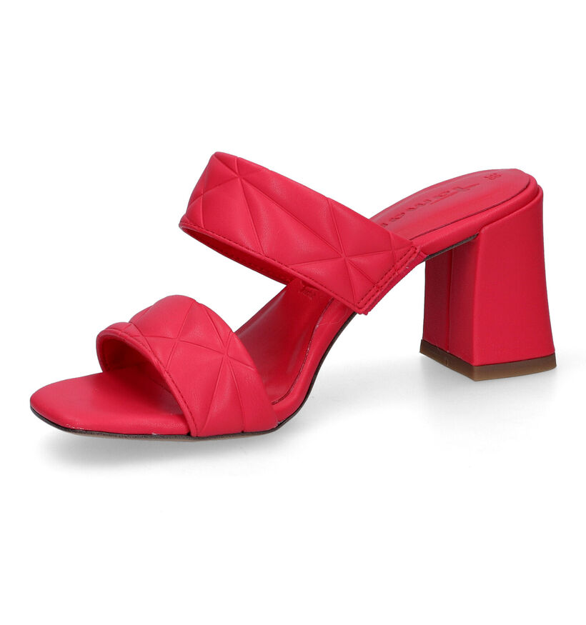 Tamaris Zwarte Slippers in kunstleer (309751)