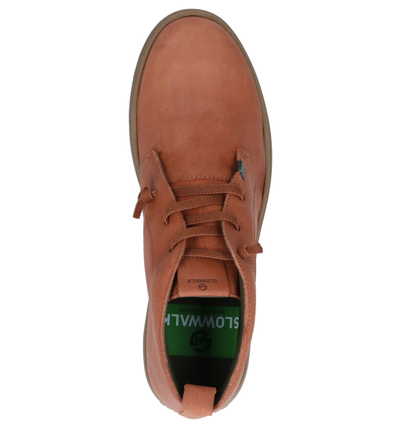 Slowwalk Lucian Chaussures sans lacets en Cognac en cuir (258733)