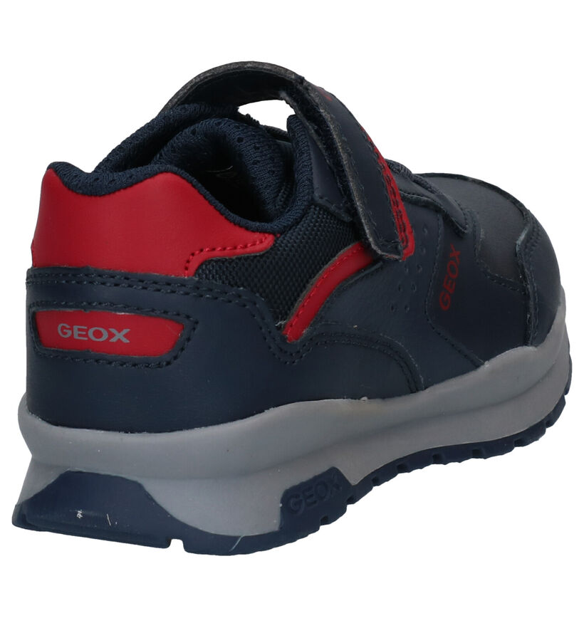 Geox Baskets basses en Bleu foncé en simili cuir (294089)