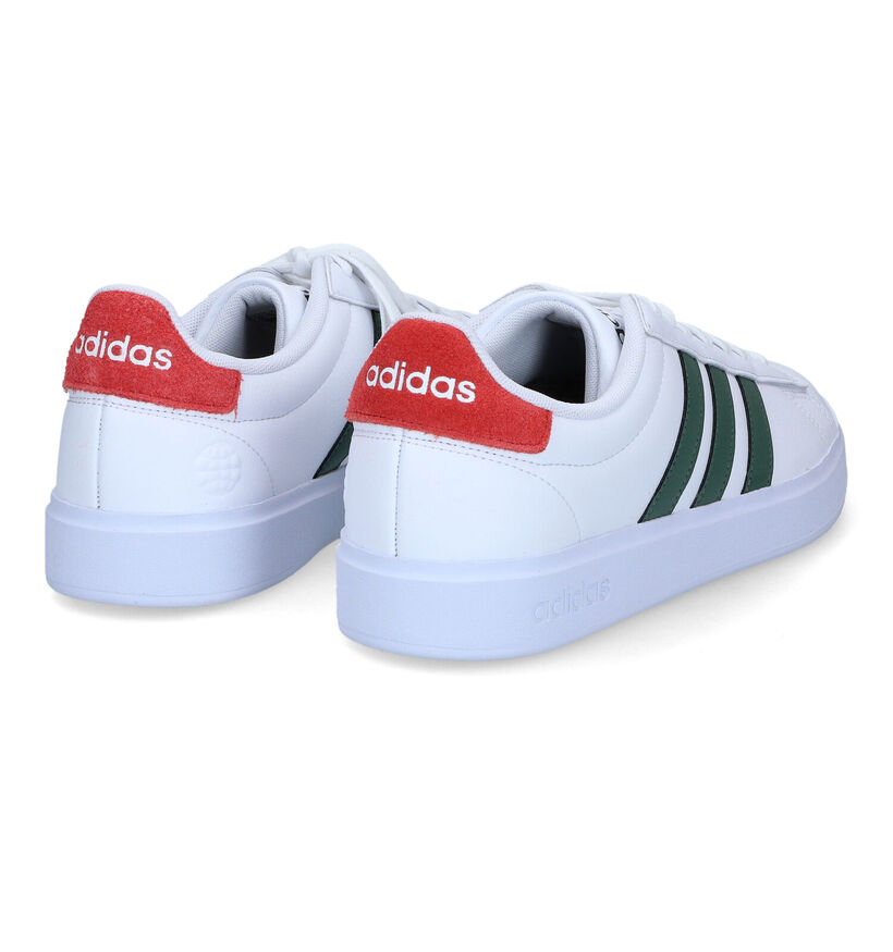 adidas Grand Court 2.0 Witte Sneakers voor jongens, heren (350086) - geschikt voor steunzolen