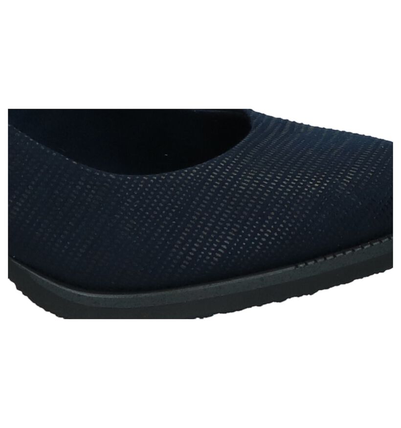 Marco Tozzi Escarpins classique en Bleu foncé en textile (226296)