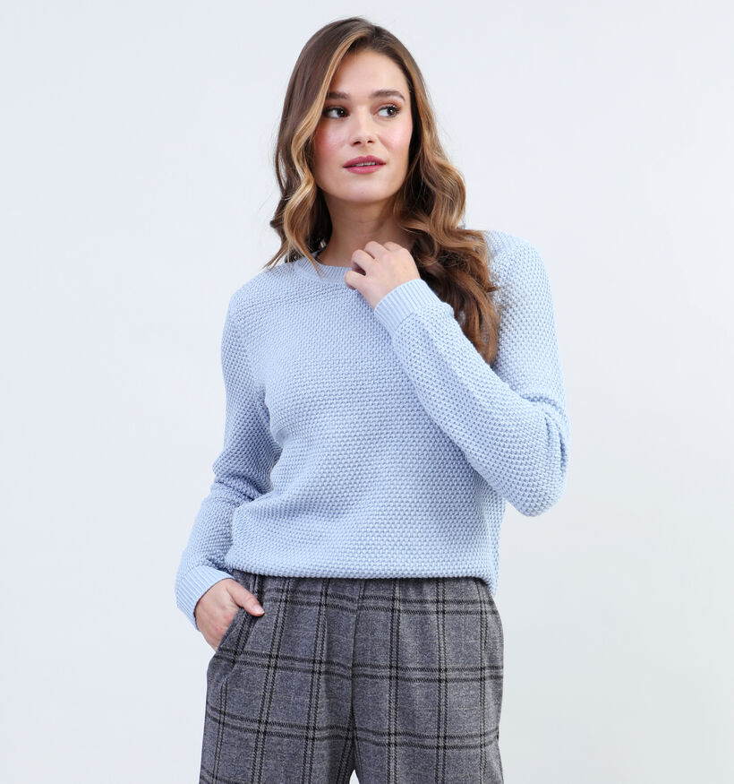 Vila Dalo Pull en Bleu pour femmes (335447)