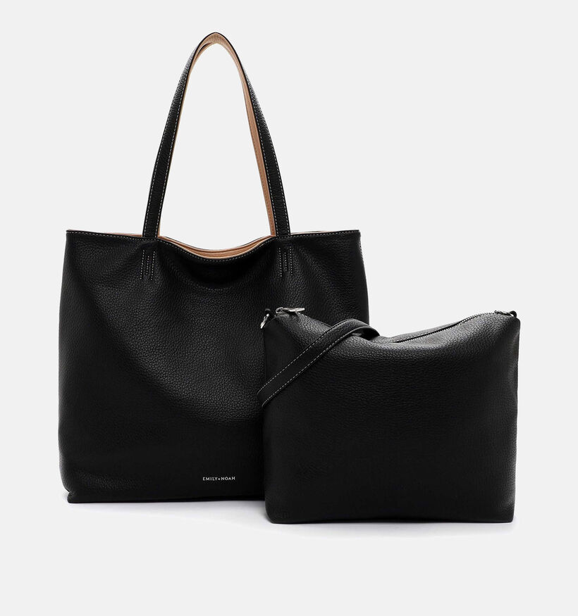 Emily & Noah Eva Zwarte Shoppertas voor dames (371506)
