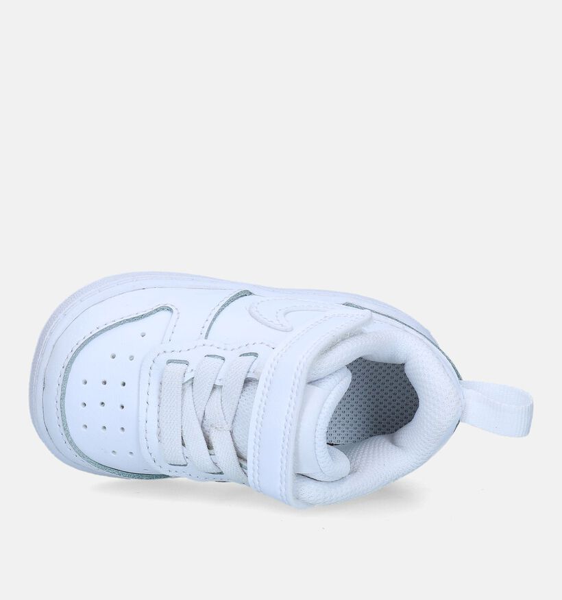 Nike Court Borough Baskets en Blanc pour garçons, filles (340221)