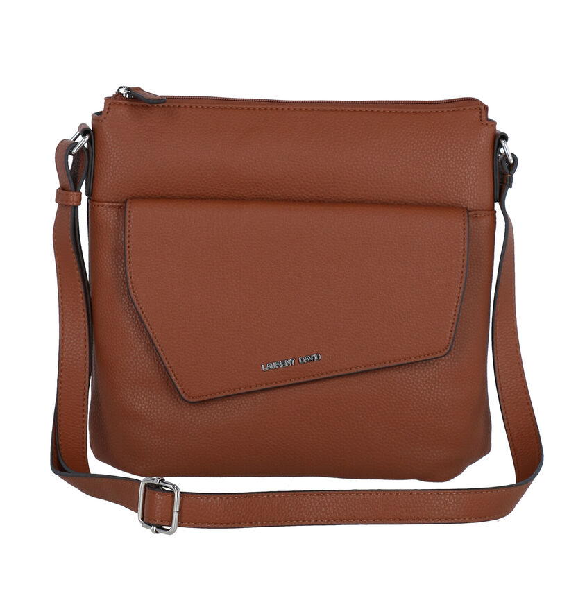 Laurent David Maura Bruine Crossbody Tas in kunstleer (302412)