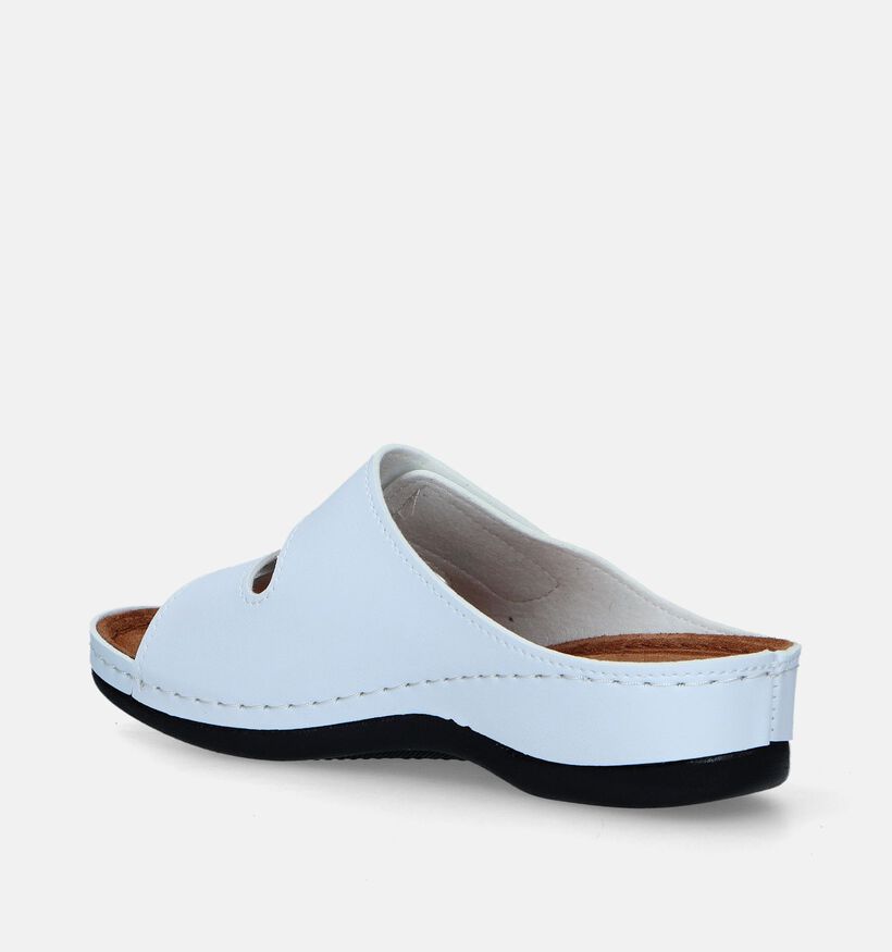 Comfort Plus Witte Slippers voor dames (296438)