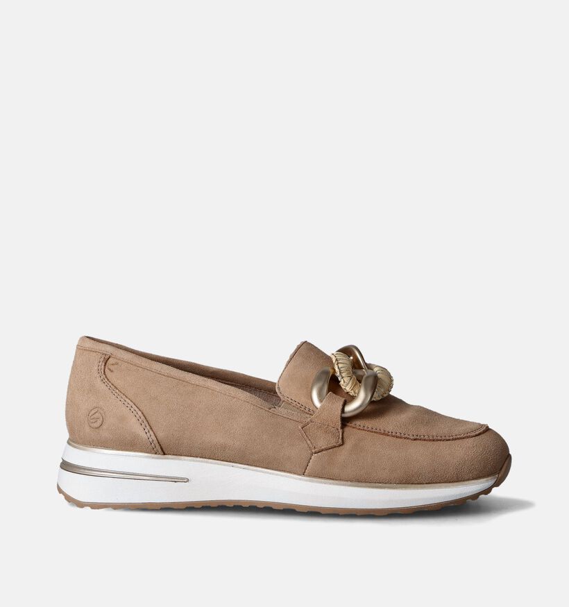 Remonte Taupe Loafers voor dames (351217) - geschikt voor steunzolen