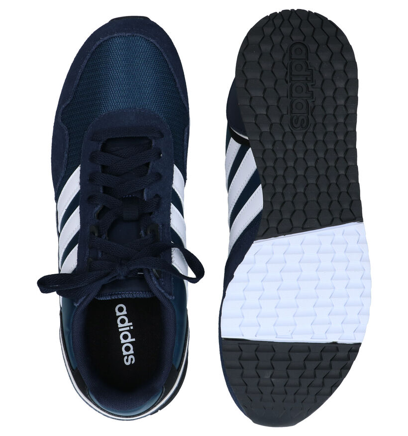 adidas 8K Blauwe Sneakers in leer (290825)