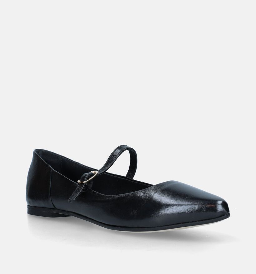 Laurent David Strap Ballerines en Noir pour femmes (346905)