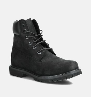 Timberland 6 Inch Premium Boots Black Nubuck/Rust Nubuck/Wheat