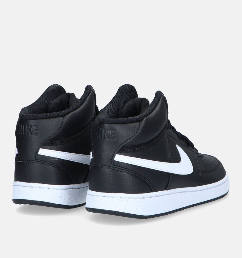 Nike Court Vision Mid Baskets en Noir pour hommes (325144)