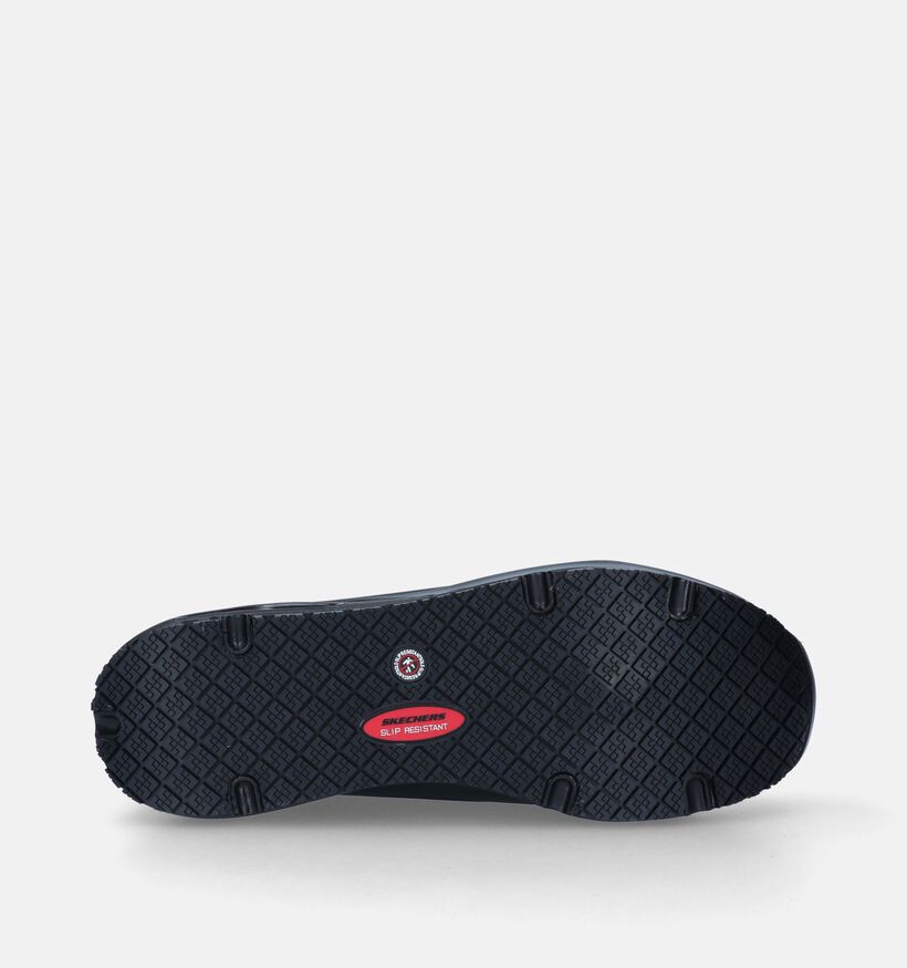 Skechers Work ISO Uno SR Zwarte Sneakers voor dames (347657) - geschikt voor steunzolen